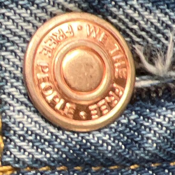 We the Free Maggie Ripped Crop Straight Leg Jeans, size 27 - Picture 7 of 8